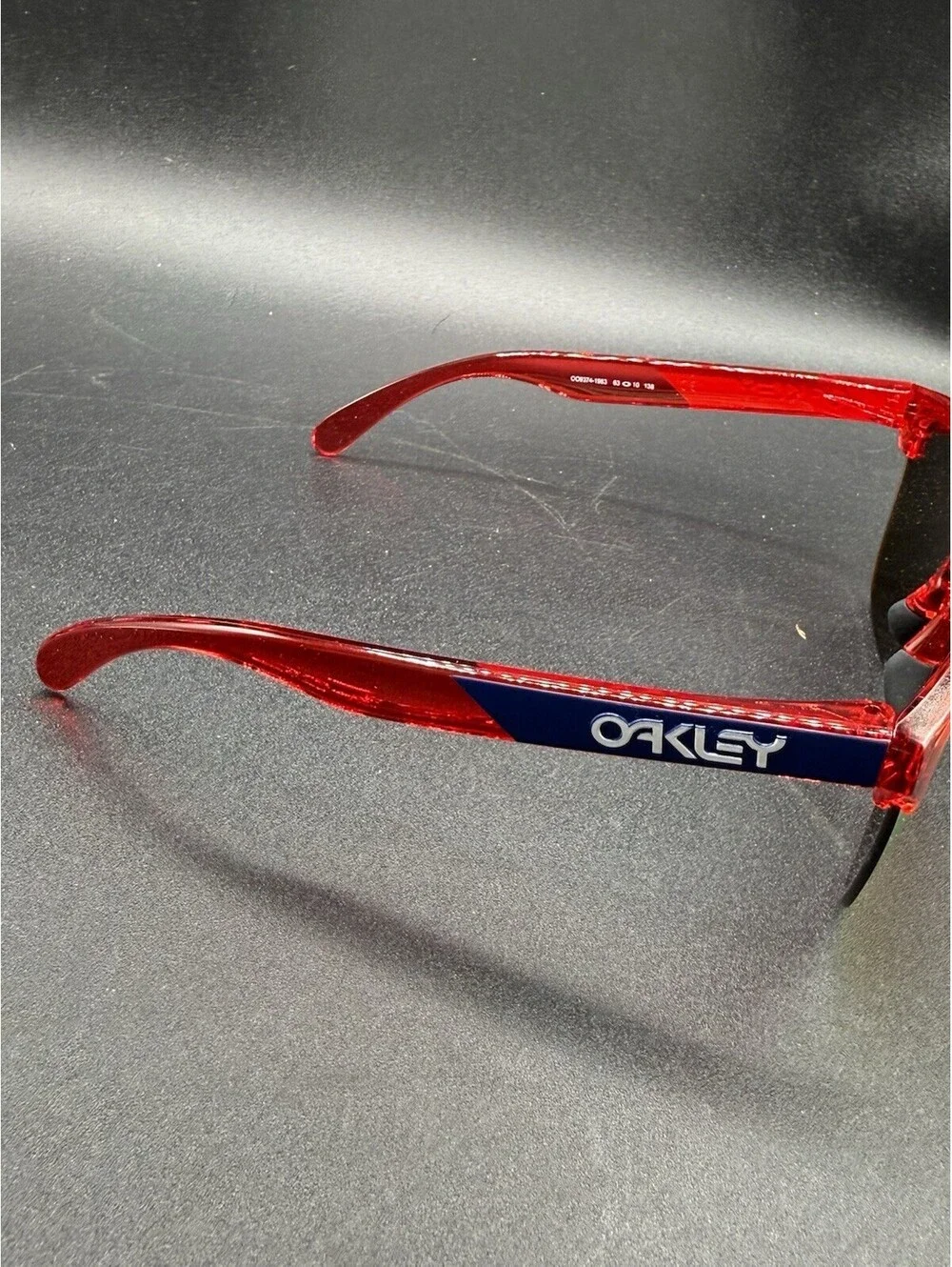 Oakley Frogskin Lite Crystal Red w/ Prizm Ruby Iridium Lenses New